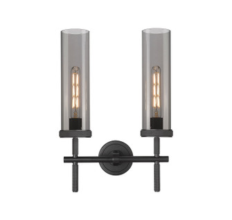 Downtown Urban LED Bath Vanity in Matte Black (405|471-2W-BK-G471-12SM)