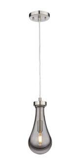 Downtown Urban One Light Pendant in Satin Nickel (405|451-1P-SN-G451-5SM)