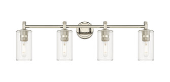 Downtown Urban LED Bath Vanity in Polished Nickel (405|434-4W-PN-G434-7CL)