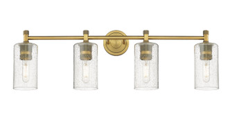 Downtown Urban LED Bath Vanity in Brushed Brass (405|434-4W-BB-G434-7SDY)