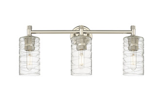 Downtown Urban Three Light Bath Vanity in Polished Nickel (405|434-3W-PN-G434-7DE)
