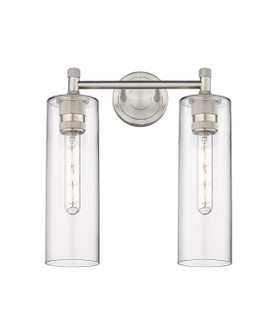 Downtown Urban LED Bath Vanity in Satin Nickel (405|434-2W-SN-G434-12CL)