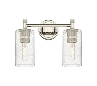Downtown Urban Two Light Bath Vanity in Polished Nickel (405|434-2W-PN-G434-7SDY)