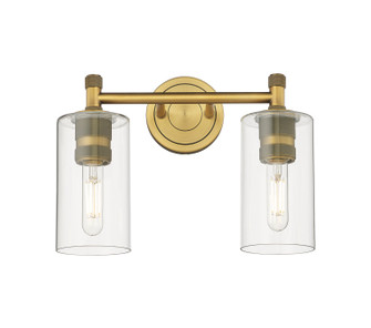 Downtown Urban LED Bath Vanity in Brushed Brass (405|434-2W-BB-G434-7CL)