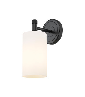 Downtown Urban One Light Wall Sconce in Matte Black (405|434-1W-BK-G434-7WH)