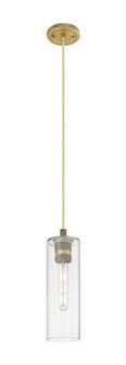 Downtown Urban LED Pendant in Brushed Brass (405|434-1P-BB-G434-12CL)