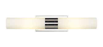 Downtown Urban Two Light Bath Vanity in Polished Nickel (405|429-2WL-PN-G429-11WH)