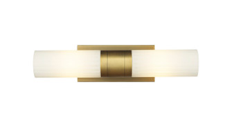 Downtown Urban LED Bath Vanity in Brushed Brass (405|429-2WL-BB-G429-8WH)