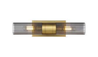 Downtown Urban LED Bath Vanity in Brushed Brass (405|429-2WL-BB-G429-8SM)