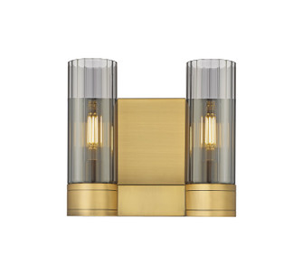 Downtown Urban LED Bath Vanity in Brushed Brass (405|429-2W-BB-G429-8SM)