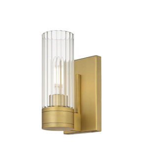 Downtown Urban LED Wall Sconce in Brushed Brass (405|429-1W-BB-G429-8CL)