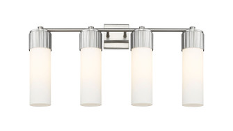 Downtown Urban LED Bath Vanity in Satin Nickel (405|428-4W-SN-G428-12WH)