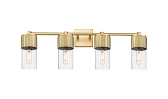 Downtown Urban LED Bath Vanity in Brushed Brass (405|428-4W-BB-G428-7SDY)
