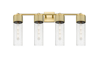Downtown Urban Four Light Bath Vanity in Brushed Brass (405|428-4W-BB-G428-12SDY)