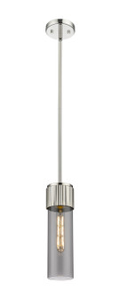 Downtown Urban One Light Pendant in Polished Nickel (405|428-1S-PN-G428-12SM)