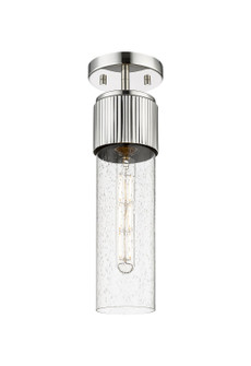 Downtown Urban One Light Semi-Flush Mount in Polished Nickel (405|428-1F-PN-G428-12SDY)