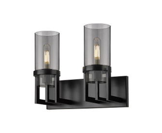 Downtown Urban LED Bath Vanity in Matte Black (405|426-2W-BK-G426-8SM)