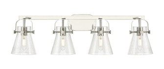 Downtown Urban Four Light Bath Vanity in Polished Nickel (405|423-4W-PN-G411-6SDY)
