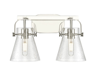 Downtown Urban Two Light Bath Vanity in Polished Nickel (405|423-2W-PN-G411-6SDY)