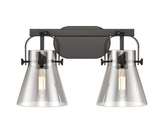 Downtown Urban Two Light Bath Vanity in Matte Black (405|423-2W-BK-G411-6SM)