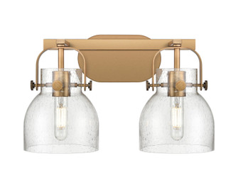 Downtown Urban Two Light Bath Vanity in Brushed Brass (405|423-2W-BB-G412-6SDY)