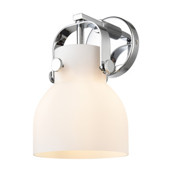 Downtown Urban One Light Wall Sconce in Polished Chrome (405|423-1W-PC-G412-6WH)