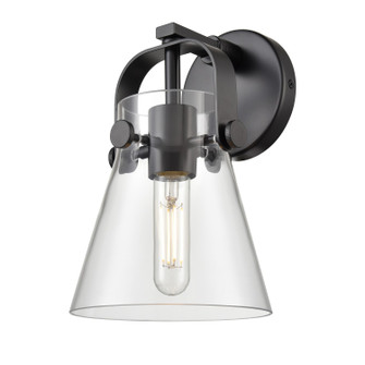 Downtown Urban LED Wall Sconce in Matte Black (405|423-1W-BK-G411-6CL)