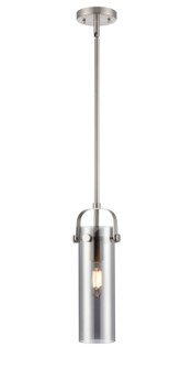 Downtown Urban One Light Pendant in Satin Nickel (405|423-1S-SN-G423-12SM)