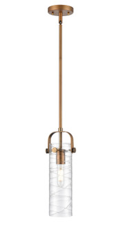 Downtown Urban One Light Pendant in Brushed Brass (405|423-1S-BB-G423-12DE)