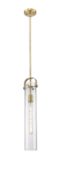 Downtown Urban One Light Pendant in Brushed Brass (405|413-1SS-BB-G413-1S-4SDY)