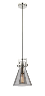Downtown Urban One Light Mini Pendant in Polished Nickel (405|411-1SS-PN-G411-8SM)