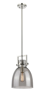 Downtown Urban One Light Pendant in Polished Nickel (405|411-1SM-PN-G412-10SM)