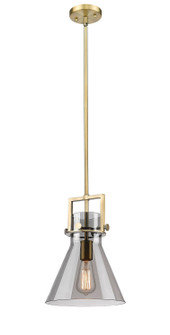 Downtown Urban One Light Mini Pendant in Brushed Brass (405|411-1SM-BB-G411-10SM)