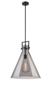 Downtown Urban One Light Pendant in Matte Black (405|411-1SL-BK-G411-18SM)