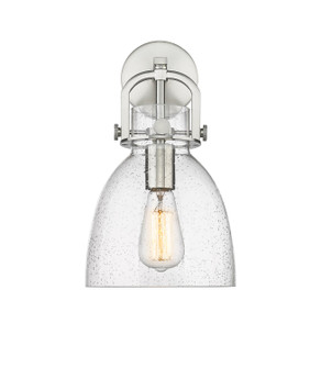 Downtown Urban One Light Wall Sconce in Satin Nickel (405|410-1W-SN-G412-8SDY)