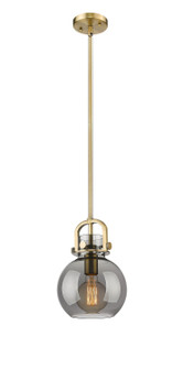 Downtown Urban One Light Mini Pendant in Brushed Brass (405|410-1SS-BB-G410-8SM)