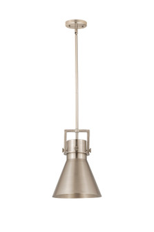 Downtown Urban One Light Mini Pendant in Satin Nickel (405|410-1SM-SN-M411-10SN)