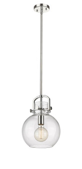 Downtown Urban One Light Pendant in Polished Nickel (405|410-1SM-PN-G410-10CL)
