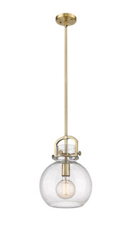 Newton One Light Mini Pendant in Brushed Brass (405|410-1SM-BB-G410-10SDY)