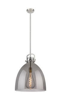 Downtown Urban One Light Pendant in Satin Nickel (405|410-1SL-SN-G412-16SM)