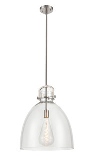 Downtown Urban One Light Pendant in Satin Nickel (405|410-1SL-SN-G412-16CL)