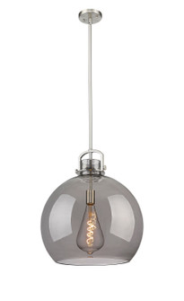 Downtown Urban One Light Pendant in Satin Nickel (405|410-1SL-SN-G410-18SM)