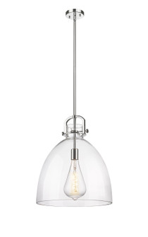 Downtown Urban One Light Pendant in Polished Nickel (405|410-1SL-PN-G412-16CL)