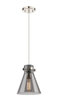 Downtown Urban One Light Pendant in Polished Nickel (405|410-1PS-PN-G411-8SM)