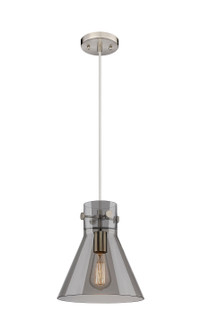 Downtown Urban One Light Pendant in Satin Nickel (405|410-1PM-SN-G411-10SM)