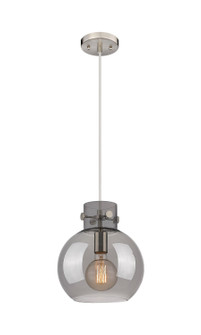 Newton One Light Mini Pendant in Brushed Satin Nickel (405|410-1PM-SN-G410-10SM)