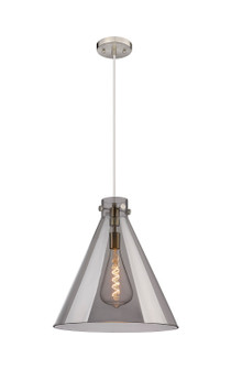 Downtown Urban One Light Pendant in Satin Nickel (405|410-1PL-SN-G411-18SM)