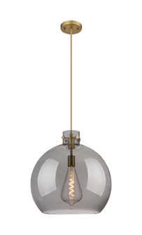 Newton One Light Pendant in Brushed Brass (405|410-1PL-BB-G410-18SM)