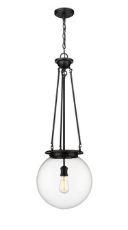 Essex One Light Pendant in Matte Black (405|221-1P-BK-G202-14)