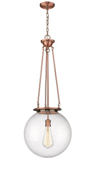 Essex One Light Pendant in Antique Copper (405|221-1P-AC-G204-16)